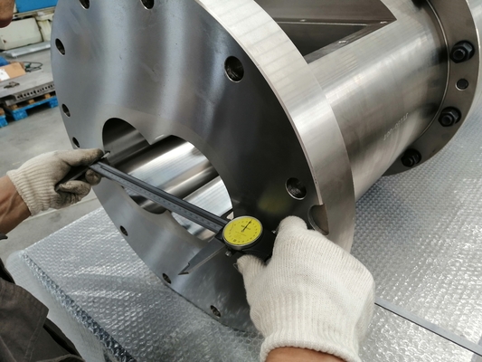 CNC Machining Co Rotating Twin Screw Extruder Parts Barrels By Joiner (СПК) - свертывающее оборудование с двойным винтом