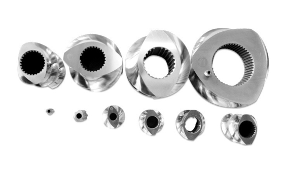 Модель 223 41CrAlMo7 38CrMoAl Twin Screw Counter Rotating Extruder для нефти и производительности