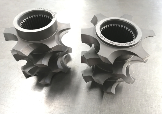 Модель 223 41CrAlMo7 38CrMoAl Twin Screw Counter Rotating Extruder для нефти и производительности