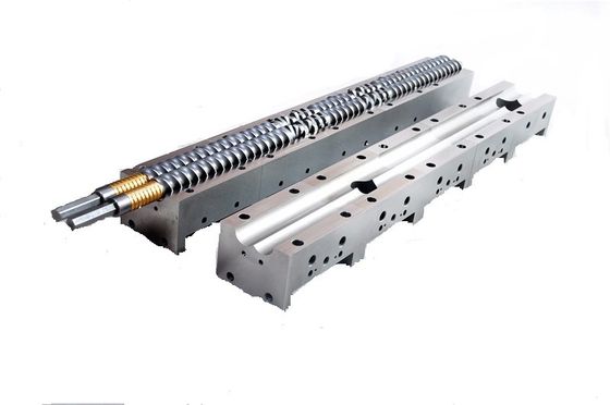 Винт штрангпресса дизайна винта штрангпресса двойного вала винта пластиковый разделяет материал WR15E