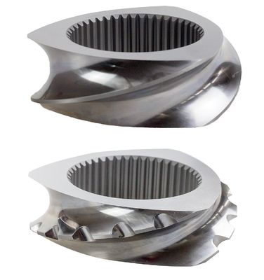 15.6-400 мм Диаметр двойной винтовой экструдер части проектирование и видео техническая поддержка