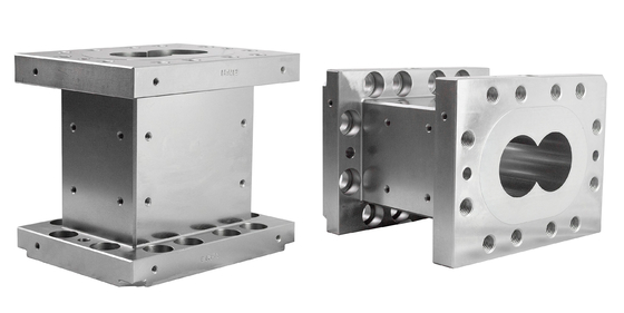 Прочный CNC точности подвергая двойной цилиндр механической обработке бочонка частей машины штрангпресса