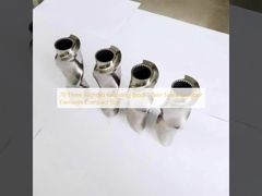 70 Three Flighted Kneading Block , Twin Screw Extruder Elements Compact Size